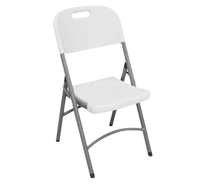 Bushtec HDPE Folding Chair - White (430 x 400 x 870mm)