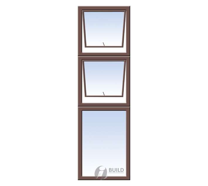Aluminium Sidelight Window - Bronze (300 x 2100mm)