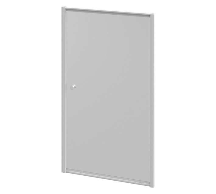 Builders Aspire Pivot Shower Door - White (900 x 1860mm)