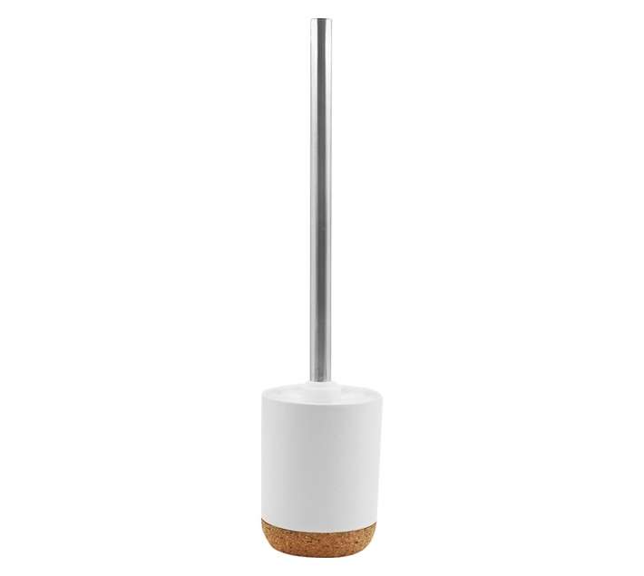 Lusso Ceramic and Cork Toilet Brush Holder