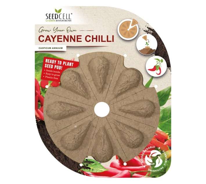 Seedcell Cayenne Seed Pods (8 Pack)