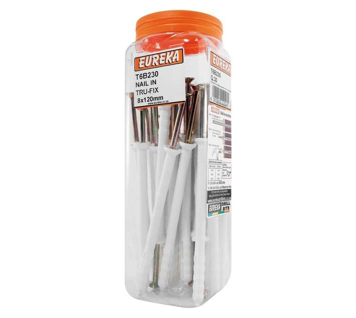 Eureka 8 x 120mm Nail In Tru-Fix (Q30)