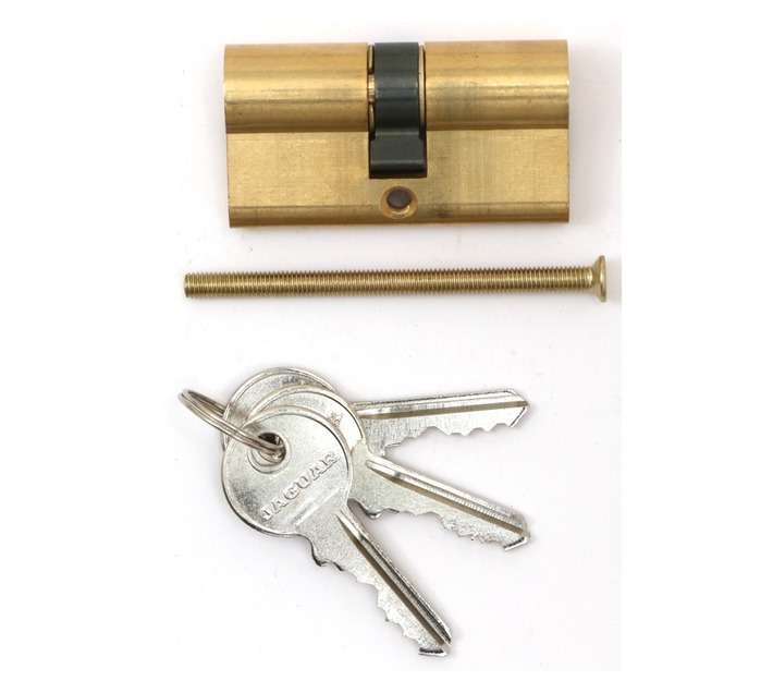 Jaguar J500BRCLAM Euro Brass Cylinder Lock (60mm)