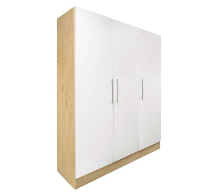 Home and Kitchen High Gloss Two Tone Built-In Cupboard (1820 x 500 x 2100mm)