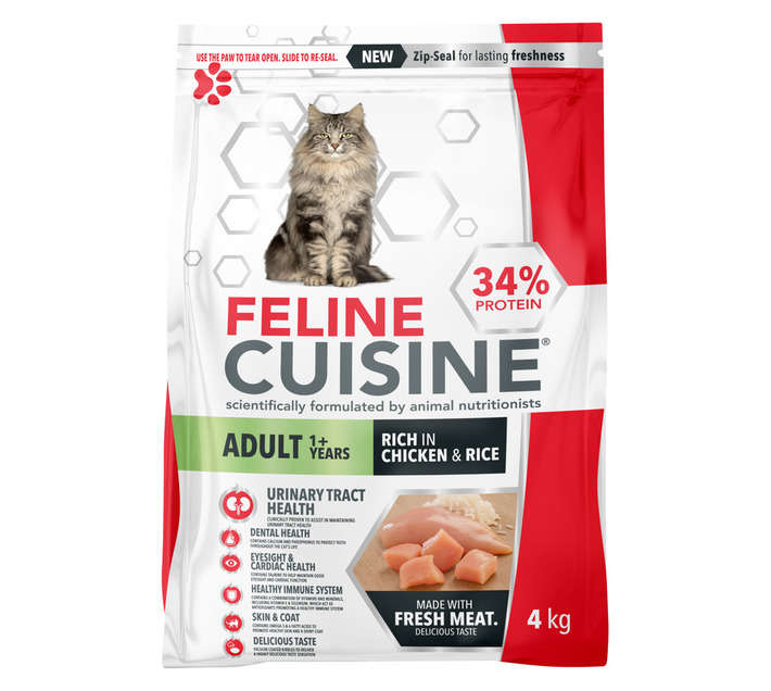 Feline Cuisine Adult Chicken and Rice Cat Food (4kg)