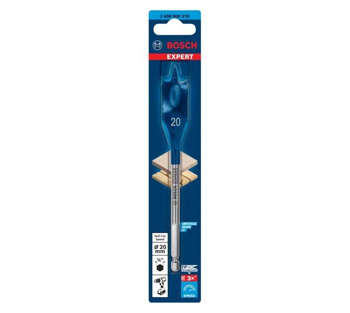 Bosch Hex Spade Drill Bit (152 x 20mm)