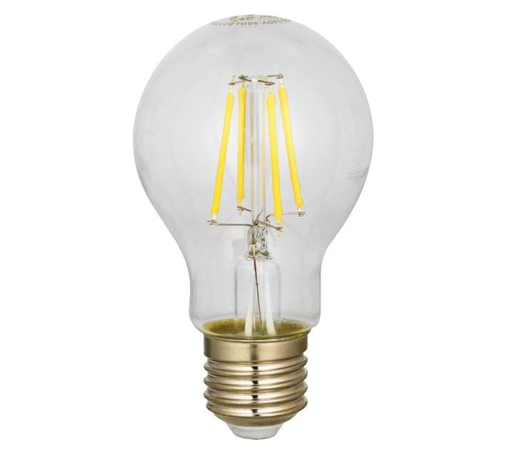 Lightworx LED-S19-A604WE27WW E27 Dimmable Filament Bulb - Clear (4W)