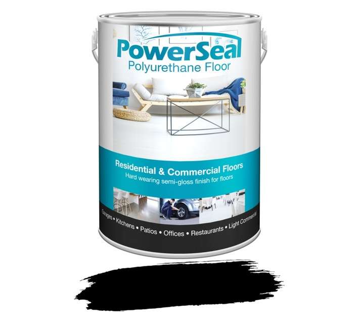 Powerseal 2 x Polyfloor - Black (5L)