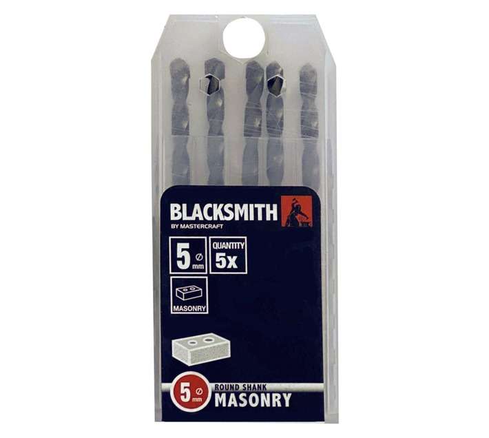 Blacksmith 5.0 x 85mm Masonry Drill Bit (5 piece)