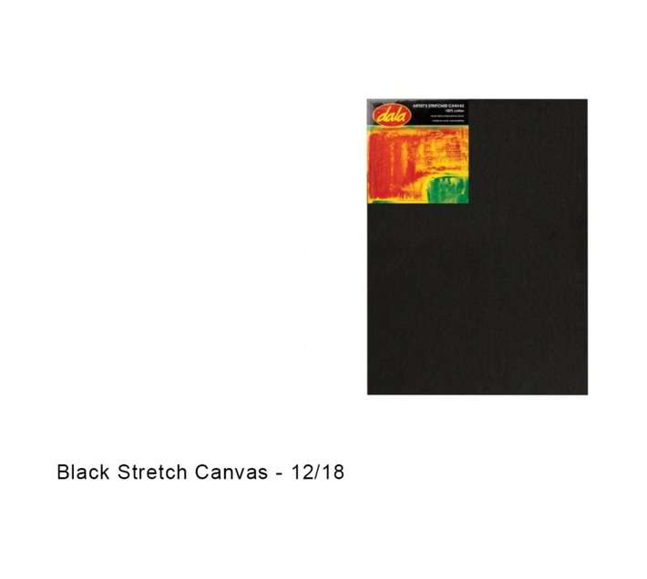 Dala A3 Stretch Canvas - Black (460 x 300mm)