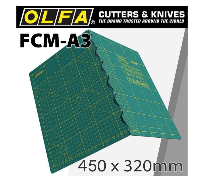Olfa Folding Rotary Cutting Mat (450 x 320mm)