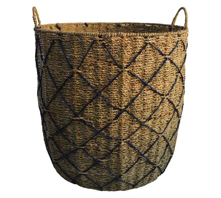 Design House Seagrass Basket - Natural (550 x 550 x 610mm)