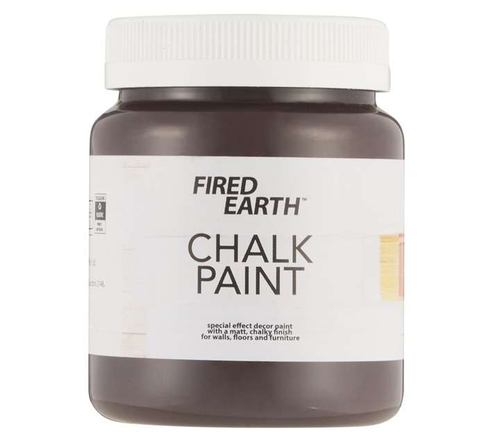 Fired Earth 30454 Chalk Paint - Carob (250ml)