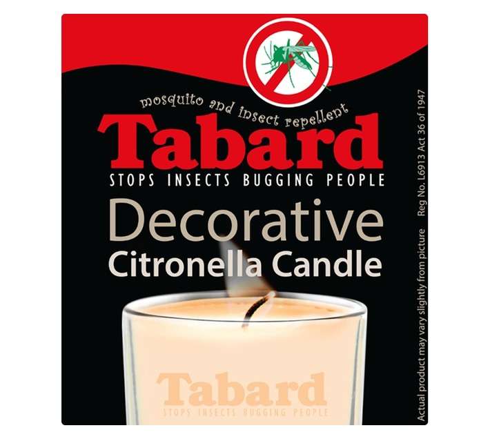 Tabard Citronella Candle Glass 200g