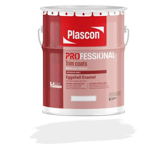 Plascon Professional Eggshell Enamel - White (20L)