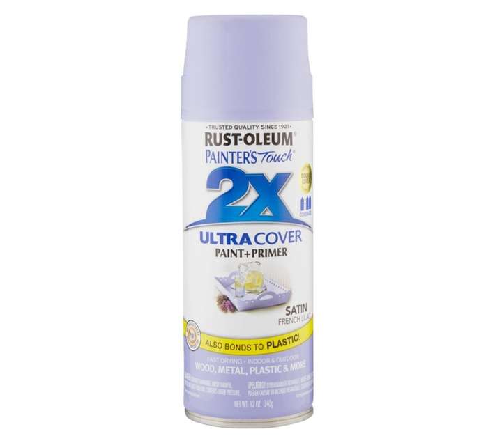 Rust-Oleum Spray Paint Touch 2X Ultra Cover - Satin French Lilac (340g)
