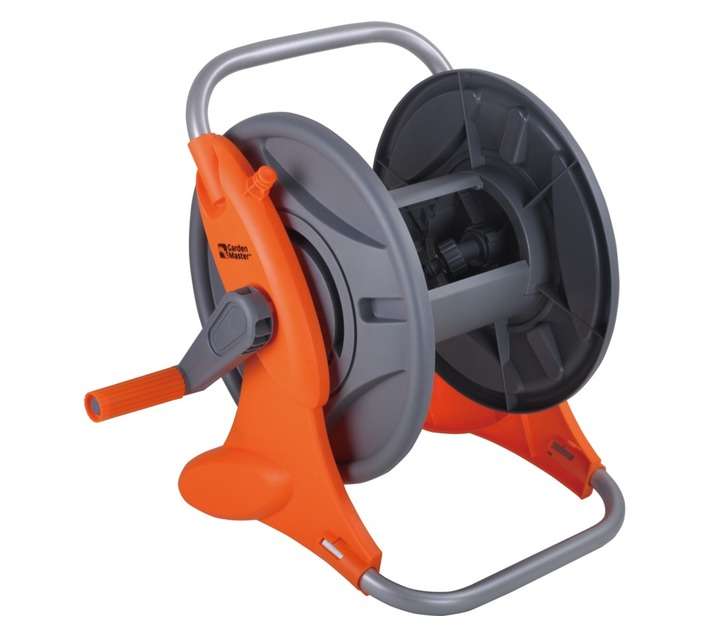 Garden Master Hose Reel Cart - Grey/Orange