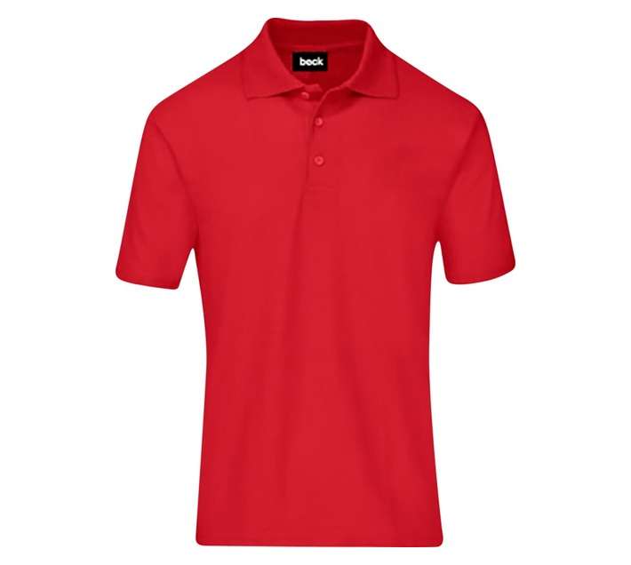 Beck Golf Shirt - Red (XL)