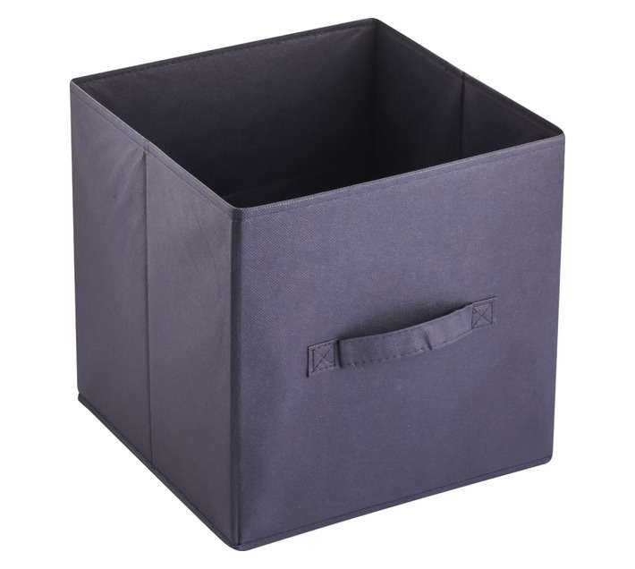 Home and Kitchen Non Woven Cube Storage Trunk - Navy (280 x 280 x 280mm)