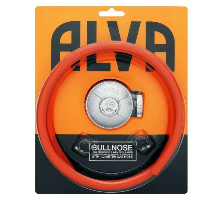 Alva Bullnose Hose and Regulator Blister Pack