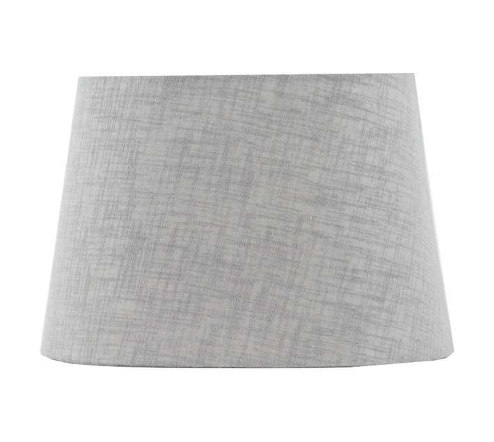 Design House Oval Lampshade - Grey (300mm)