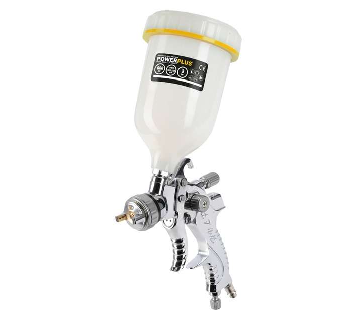 Power Plus POWAIR0109 Paint Spray Gun - Silver