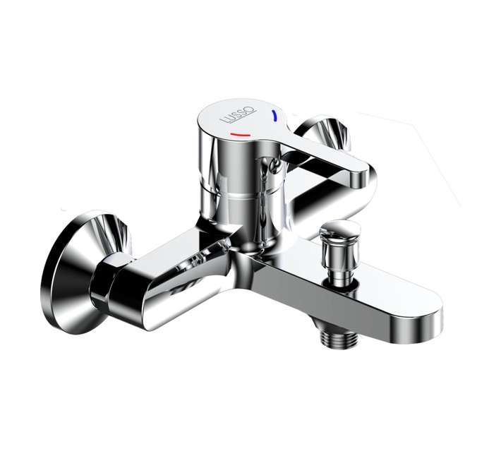 Lusso Tronto Bath Mixer Wall Type - Chrome (210 x 160 x 110mm)