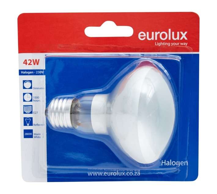 Eurolux R80 Halogen Globe - Warm White (42w)
