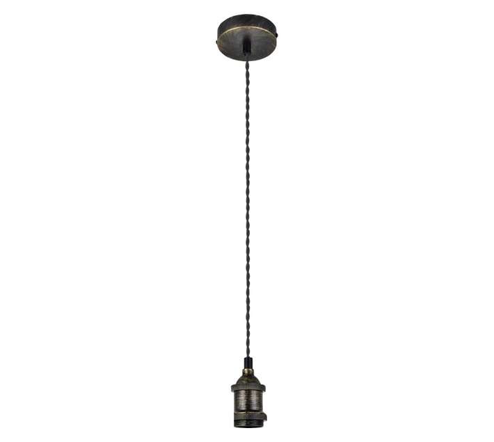 Bright Star Lighting Antique Brass Lamp Holder Pendant (60W)