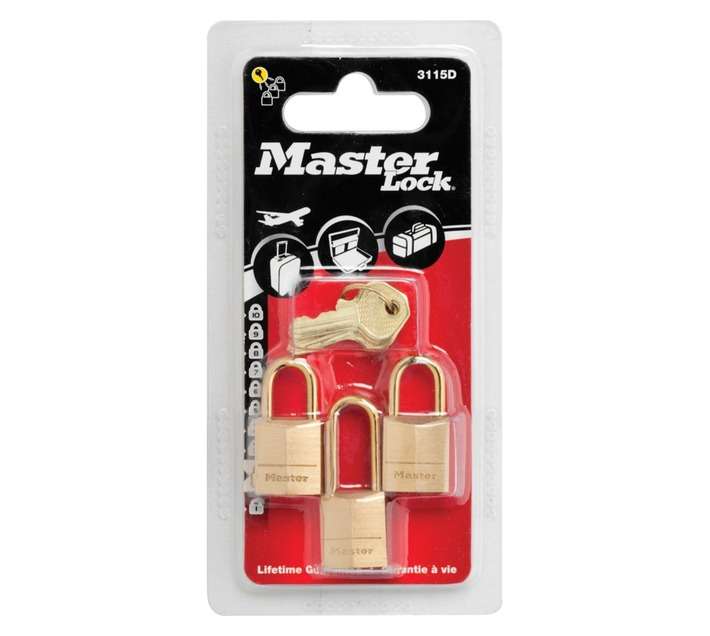 Master Lock Trio Padlock (15mm)