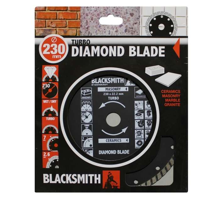 Blacksmith 230 x 22.23mm Diamond Wheel Turbo
