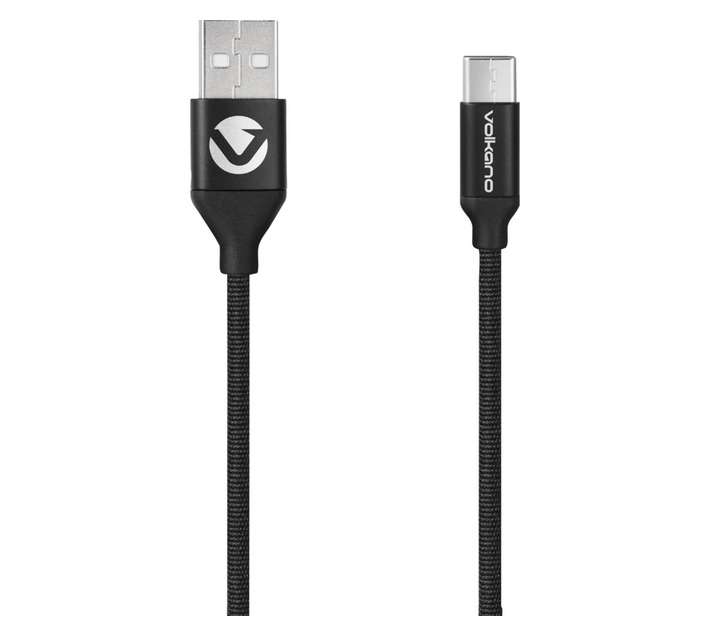 Volkano Micro USB Cable - Black (1200mm)