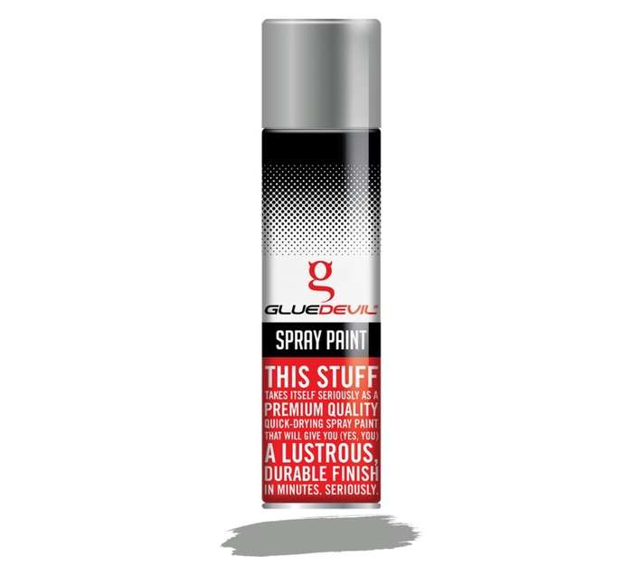 Glue Devil Spray Paint - Mirror Chrome (300ml)
