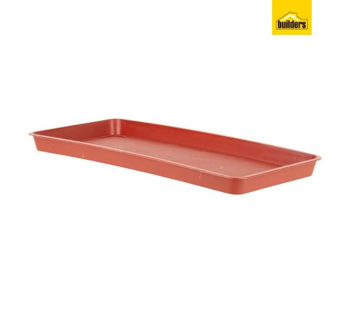 Sanscape Window Box Saucer - Terracotta (320mm)