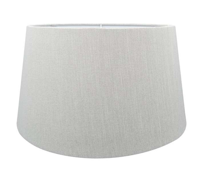 Design House Tapered Drum Lamp Shade - Cement Grey (320mm)