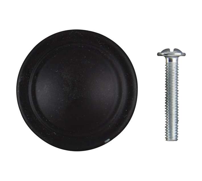 Home and Kitchen Swindon Knob - Matt Black (32mm)