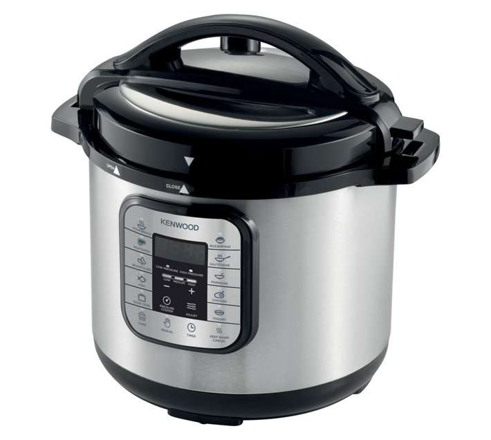 Kenwood Pressure Cooker - Black/Silver (8L)