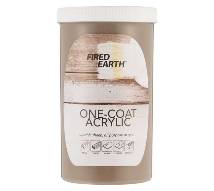 Fired Earth One Coat Paint - Mocha (1L)