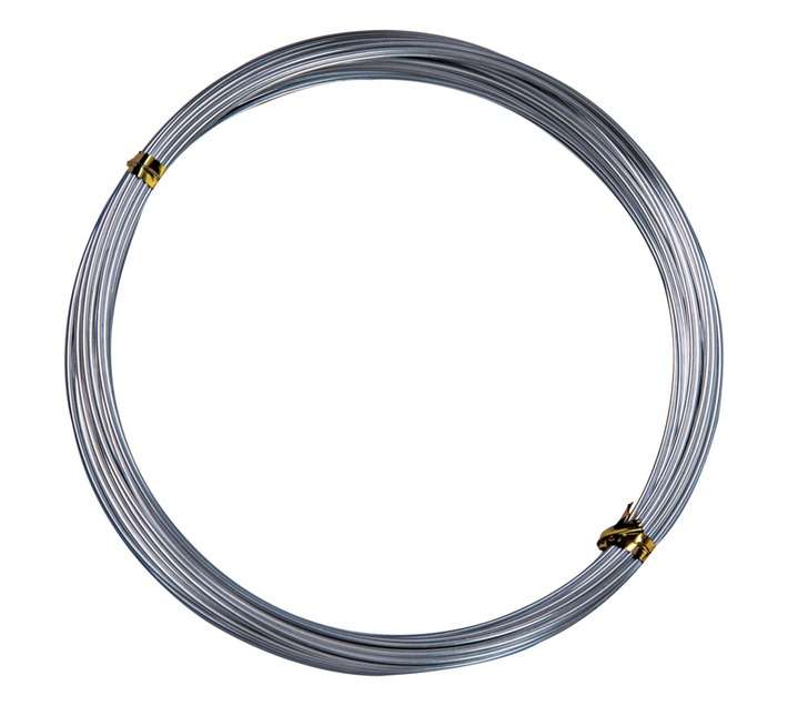 Dala Metallic Craft Wire - Silver (5000mm)