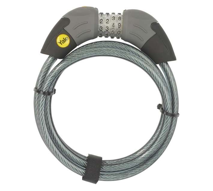 Yale YCC1/10/185/1 Combination Cable Lock - Black
