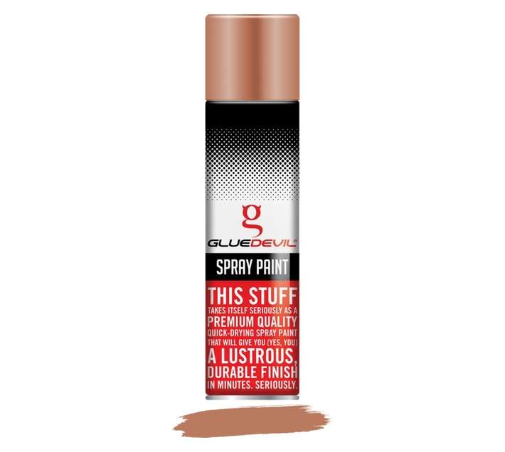 Glue Devil Spray Paint - Natural Copper Metallic (300ml)