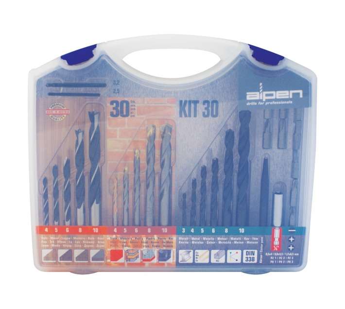 Alpen comb drill and screw driver set