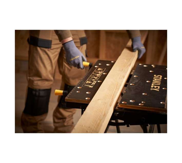 Stanley 2 In 1 Workbench and Vice - Black