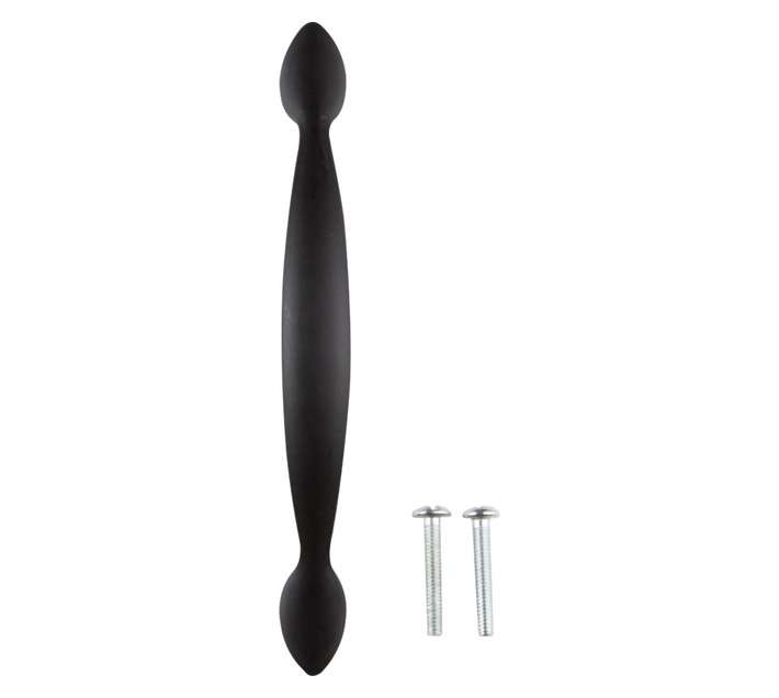 Home and Kitchen New Moon Handle - Matt Black (96mm)