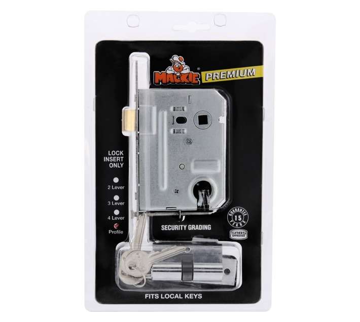 Mackie Lock Body And Cylinder Lock Chrome Plated