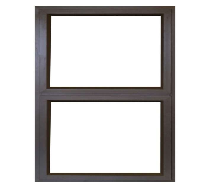 Prestige Top Hung 1v Aluminium Window - Bronze (600 x 1200mm)