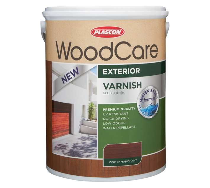 Plascon WoodCare Sunproof Varnish Gloss - Mahagony (5L)
