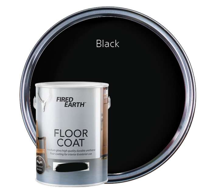 Fired Earth Floor Coat - Black (1L)