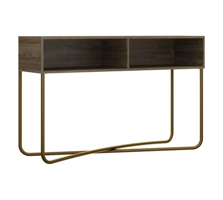 Home and Kitchen Mocha Legno Table - Walnut (380 x 1200 x 700mm)