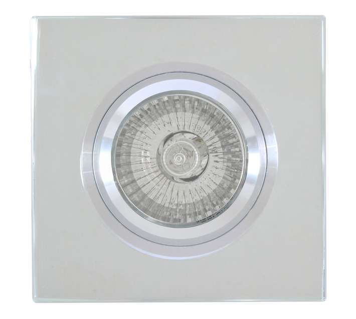 Eurolux D102AC Square Downlight - Brushed Aluminium/Mirror